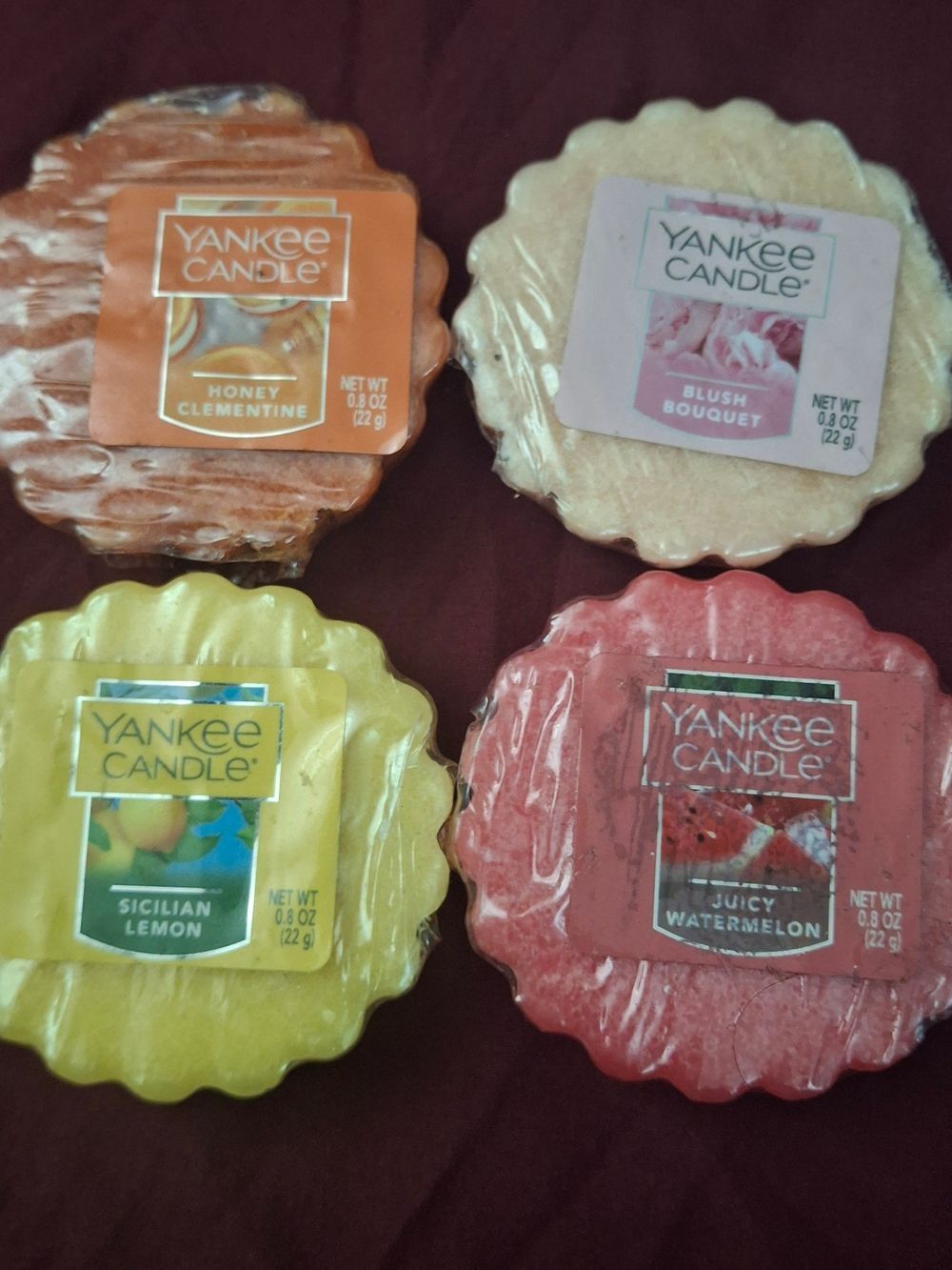 4 Yankee Candle Wax Melts